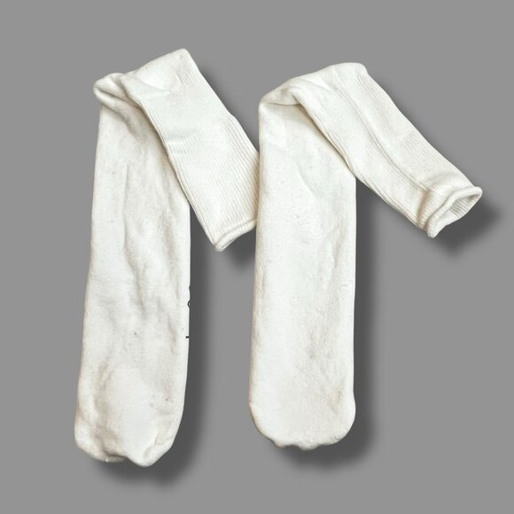 Vintage 1986 ShoeSoks Screen printed Sneakers on Tube Socks Sock & Roll Co - Picture 4 of 4